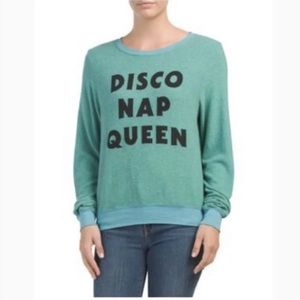 Wildfox Disco Nap Queen sweatshirt